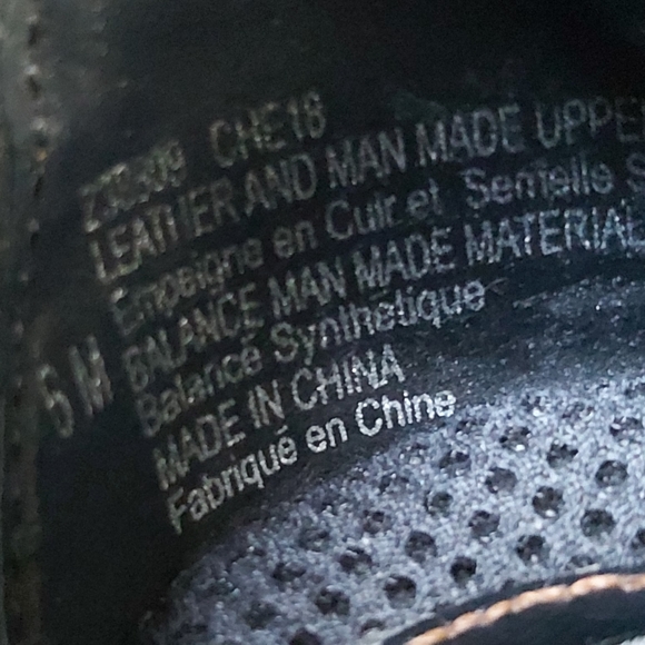 BOC Born Concept leather sneakers comfort shoes lace up black - Picture 13 of 16